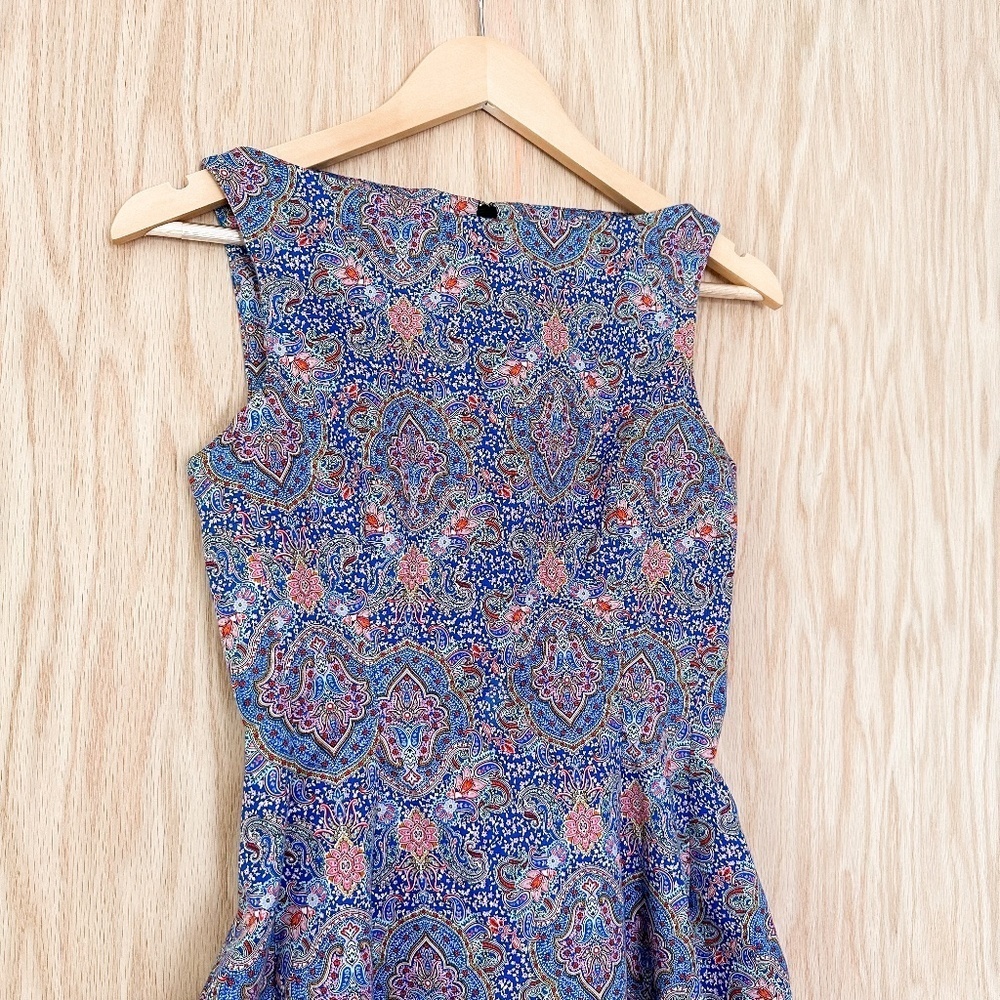 ZARA Paisley Structured Tulip Dress - Picture 7 of 13